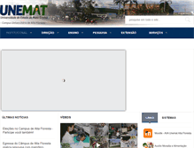 Tablet Screenshot of pl.unemat.br